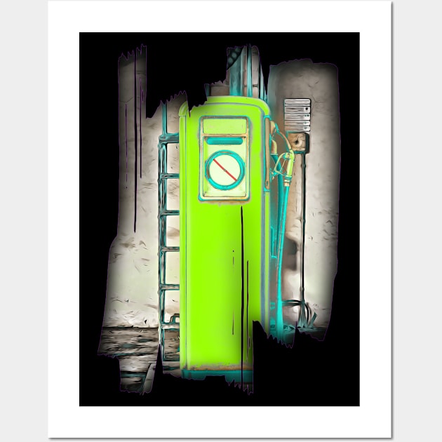 Radioactive Gas Pump Wall Art by Urban_Vintage